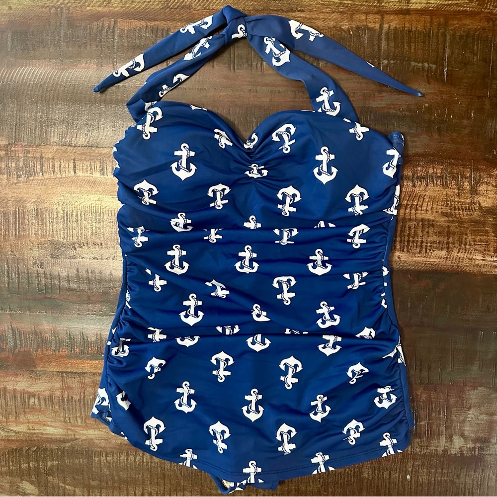 Esther Williams Vintage Style One Piece Swimsuit